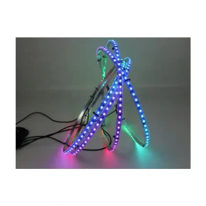 China Manufactured LED Illuminated Wheel Ring Light 14/15.5/17 Inches Auto Exterior Lighting