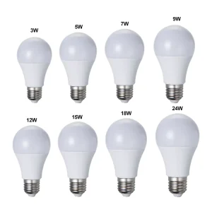 China White Color Aluminum Body Led Light Bulbs Raw Material Skd Kit 7 Watt 12W 15W18W Led Bulb Light Led Bulbs