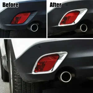 Chrome Rear Tail Fog Light Lamp Cover Trim for Mazda CX 5 Auto Interior Accessories Kit for Resellers