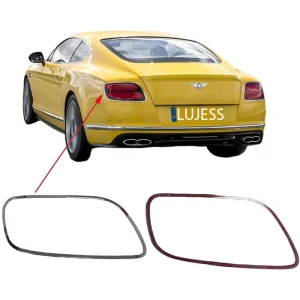 Chrome Trim Tail Light Ring for Continental GT Rear Lamp Cover Frame Rings OEM 3W3945095R 3W3945096R