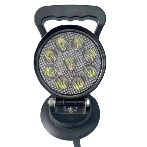 Circle 36W High LM Efficiency Work Light with On Off Switch Handle Lens Flood Beam
