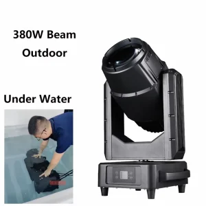 City Light Outdoor 380W Beam Moving Head Fully Sealed Waterproof Stage Light Event Concert Heavy Rain Music Festival Light