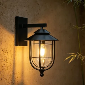 Classic Retro E27 3500K Warm White Light Aluminum Waterproof Anti Rust Durable Exterior Villa Patio Sconce Outdoor Wall Light