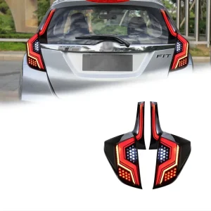 Clear Lens LED Car Taillights for Fit Jazz GK5 Dynamic Turn Signal Light Assembly