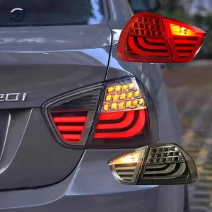 Clear Tail Lamp for 3 Series E90 Modern LED Bar Design Sequential Signal Rear Light Assembly Plug