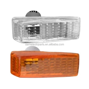 Clear or Amber Lens Side Marker Fender Light Repeater Indicator Turn Signal Lamp for Mercedes Benz W124 R129 W140 W202 W201