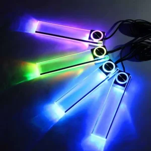 Colorful 12V 3W LED Foot Lamp for Auto Interior Ambient Light with Temperature Control