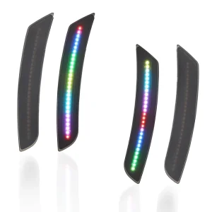 Colorful Flow Side Marker Lights for Chevrolet Chevy Camaro LS LT SS ZL1 4PCS Not RGB Control Fender Flare Indicator Lamps