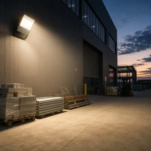 Commercial Industrial LED Wall Flood Light Outdoor Waterproof Warehouse Factory Security Floodlight Wall Mount Exterior Light