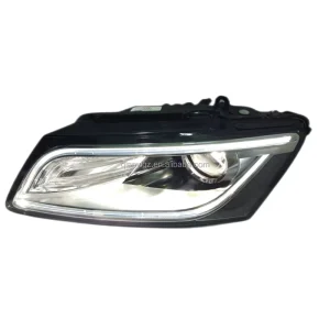 Compatible Audi Q5 Replacement Headlight Assembly Fish Eye HID Real Second-hand Front Combination Lamp OE 8RD941005A 12V