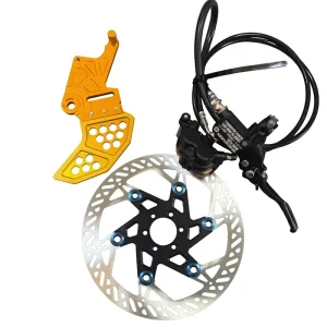 Complete Dual Caliper Bracket Brake Rotor CNC 6061 Aluminum Surron Ultra Bee Light Bee X Electric Dirt Bike Retrofit