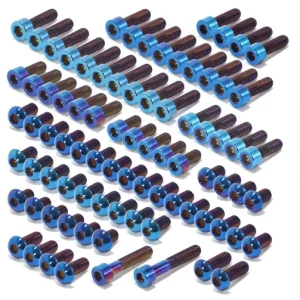 Complete Titanium Screws Bolts Set for Segway X160 X260 Full Motorcycle Fasteners Kit for Sur Ron Light Bee X Parts