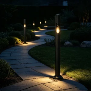 Contemporary Design Water Resistant Aluminum Housing Secure Insulation LED Bollard Light for Durable Outdoor
