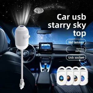 Cross border Starry Night Light Nighttime USB Bedside Bedroom Table Lamp Atmosphere Light Car Interior Decoration