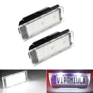 Cross border supply suitable for Renault LED license plate lights Clio Laguna license plate lights
