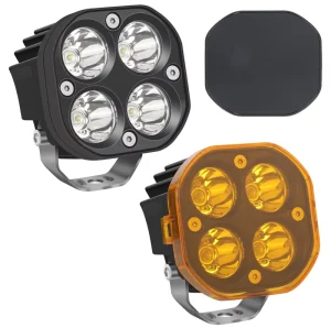 Cube Spot Beam Amber 40w 3 Inch Led Driving Spot Auxiliary Light Offroad 4×4 Car Bumper Led Pods Work Lights