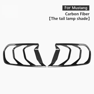 Custom 100% Carbon Fiber Rear Light Cover Shade Wind Rain Resistant Interior Trim Original Car Data Molded Ford