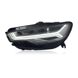 Custom Auto Parts Car Upgrade Modified Headlight Assembly LED Daytime Running Light Lens LED Headlight for Audi A6L