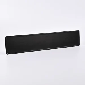Custom Black Blank License Plates Embossed Decorative Vehicle Registration Car Number Plates Common Models