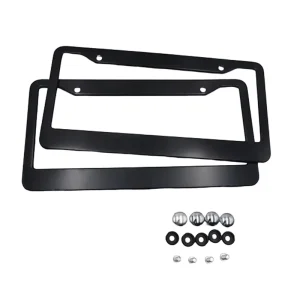 Custom Blank Durable Plastic License Plate Frame for A6 Accord A4 Civic Standard US Size