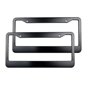 Custom Blank High Quality Durable Plastic License Plate Frame for Standard USA Size