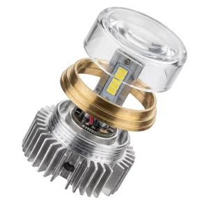Custom CNC Machining Die Casting Aluminum LED Headlight Housing for Automotive