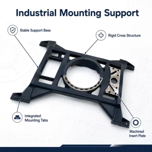 Custom Die Cast Aluminum Household Product Support Arm Custom CNC Machined Light Duty Mounting Bracket