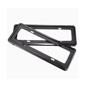 Custom Different Size Car Carbon Fiber License Plate Frame