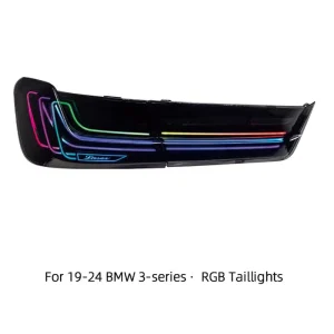 Custom Floating-Style RGB Multi-Color DRL Sequential Turn Signals LED Tail Light Assembly for BMW 3 Series G20 G28