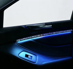 Custom Logo Rgb Starry Waterfall Car Interior Ambient Light Dynamic Symphony 18 In 1 Atmosphere Led Light Kit For Car