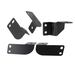 Custom Made Aluminum Triangle Light Mounts Holder Sheet Metal Mounting Bracket with Black Finish Long-Lasting Rust-Proof
