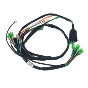 Custom Motorcycle Lighting Wiring Harness for Headlight Turn Signal Tail Light and Low Voltage Control Systems