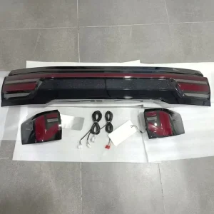 Custom Red LED Tail Lights and Trunk Lamps for Toyota Land Cruiser LC300 12V New Condition