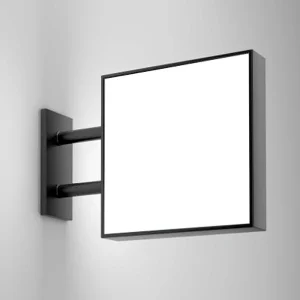 Custom Round Outdoor Shop Sign Illuminated Signage Bracket LED Round Light Box Business Sign Custom LED Light Box Sign