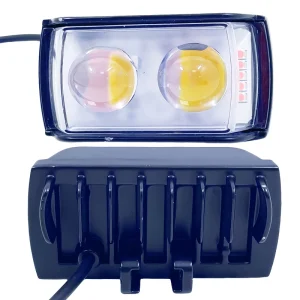 Custom Yellow White LED Auxiliary Lamp for Front Dazzling Colors Motorcycle Lighting Spotlight Driving Fog Light for Car