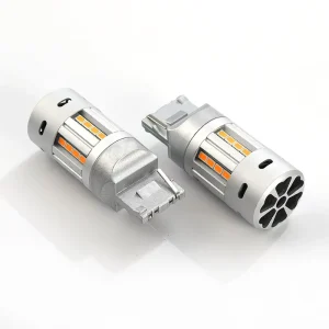 Customizable 28W 12V Car LED Turn Signal Light F23 7440 24SMD 3020 OE Anti Flicker Decoder High Brightness