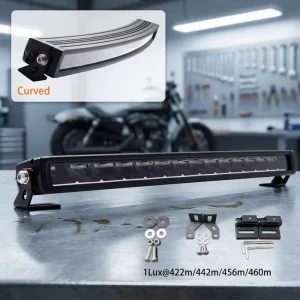 Customizable LED Light Bars 22” 54” IP68 Waterproof 8800 Lumens Ultra Narrow Height Driving Beam for Trucks Offroad