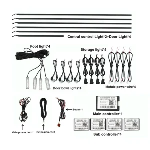 Customizable RGB Neon LED Car Interior Strip Light
