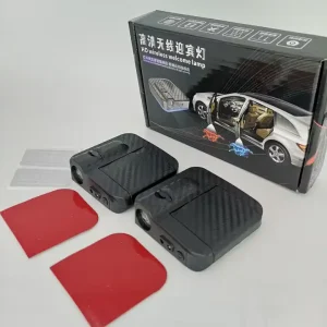 Customizable Universal Wireless Auto LED Shadow Warning Lamp HD Welcome Logo Projector Light Car Courtesy Door Decorative Light