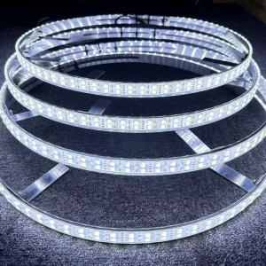 Customized 15.5″ 17.5″ Double Row Wheel Ring Lights RGB Chasing IP68 Waterproof 12V Corner Tuning Light App Handheld RF