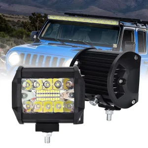 Customized 3 Color LED Light Bar for Off Road Vehicles and Trucks Work LED Lighting Customized for Cars