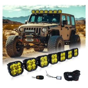 Customized 52 42 32 22 Inch 5×5 Spot Overhead Led Headlight Bar Pro6 Offroad Led Light Bar for JEEP Off Road Vehicle 4×4