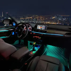Customized Upgrade Car Interior Modified Accessories LED Strip Ambient Lights for BMW X1 F48 F49 Decoration 12V Lamp