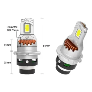 D2S D2R LED Headlight Bulb 50W 5000LM 9-36V Driving Light 6000K White Good Heat Dissipation Canbus and Error-Free for Cars
