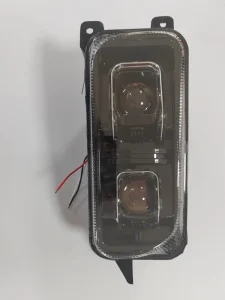 DAF105 Full LED Fog Light Assembly Yellow and White Dual-light Lens Fog Lights Adjustable LED High-bright Fog Lights