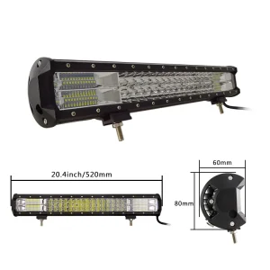 DC 12-24V Slim Single Row LED Off-Road Light Bar Auxiliary Driving Light for 4×4 Truck UTV ATV SUV Offroad Vehicles