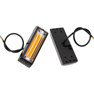 DC12-24V 10W Amber Hazard Warning Flash Strobe Brake Lights