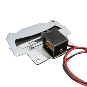 DC12V 0.6A 7.2W Electromagnetic Solenoid 17.2x20x22mm Total Length 34.5mm 180g Force Screw Mounting YGC023 for Hella Lens