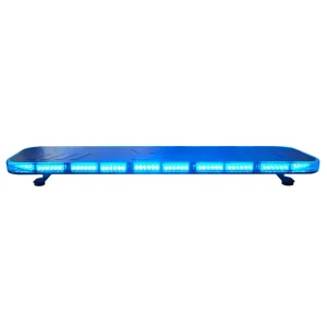 DC12V Red & Blue Flash LED Warning Light Bar Auto Exterior Lighting Product