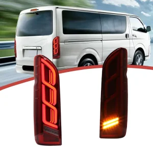 DK Motion Car Led Tail Light Assembly for Toyota HIACE 200 Series LED Emark Parts Car Rear Lamp